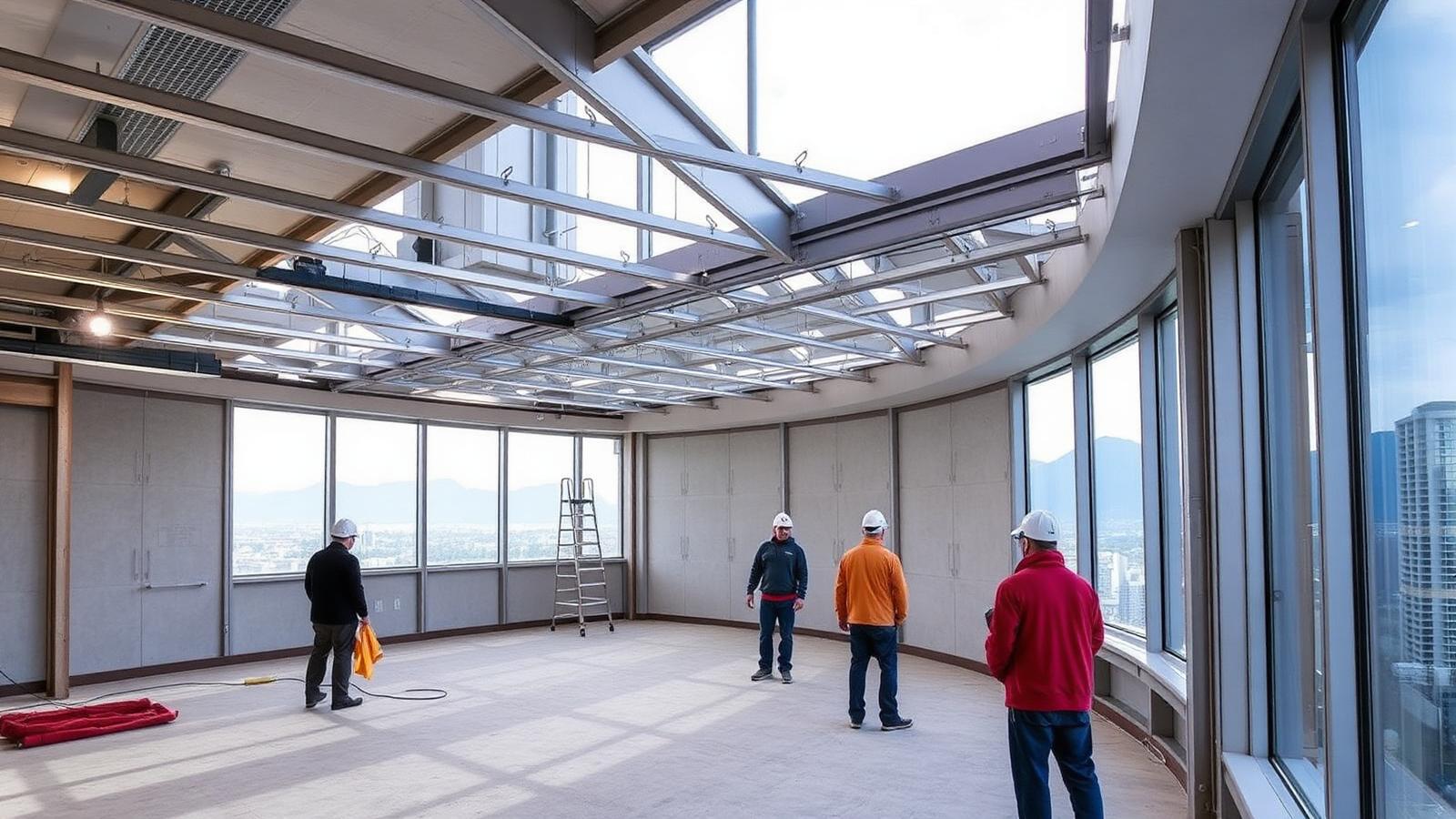 Illustrative commercial interior for burnaby commercial renovations: approvals, access and scope